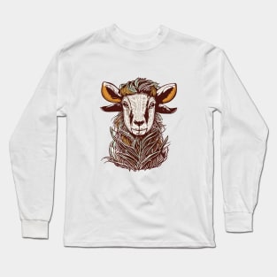 Eid Al Adha Cartoon Goat Long Sleeve T-Shirt